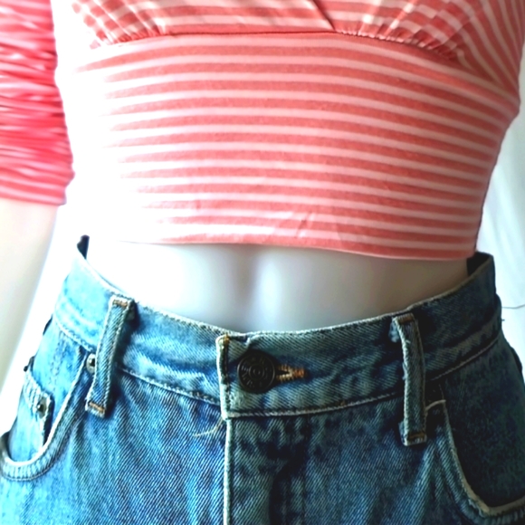 French Rica Lewis Denim Skirt Size 5 - Picture 3 of 11